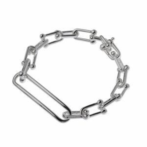 Silver color stainless steel bracelet